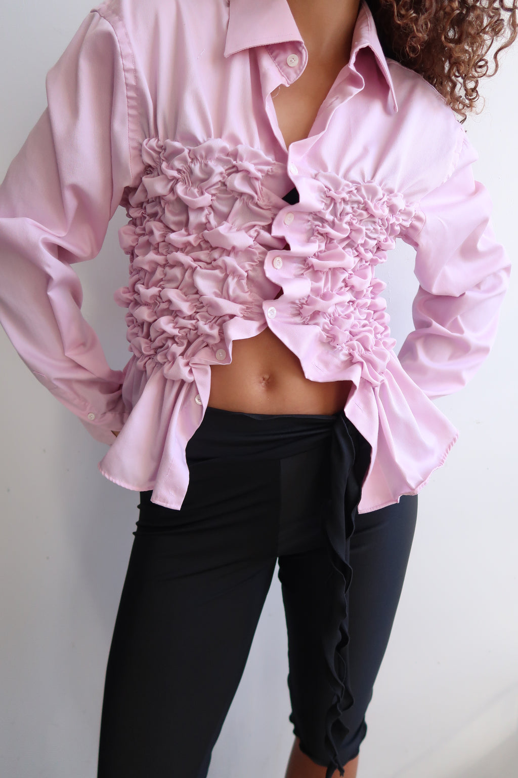 PINK SMOCK SHIRT 01