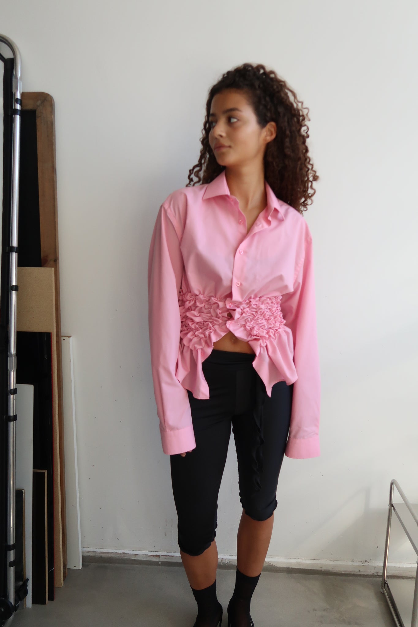 PINK SMOCK SHIRT 05