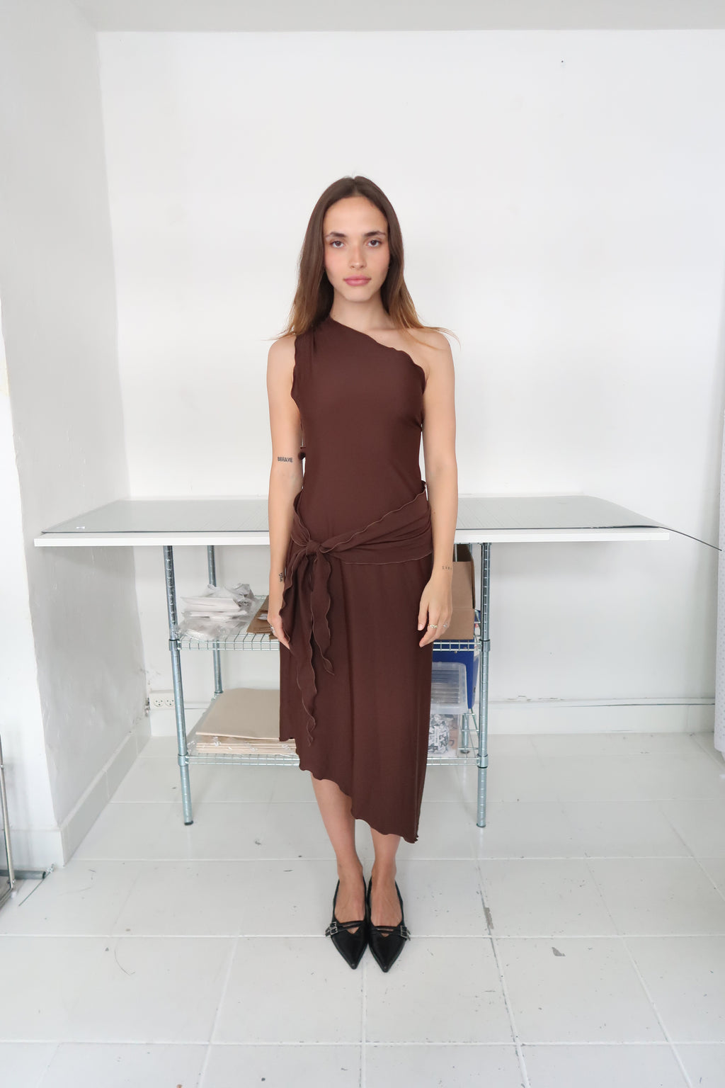 RIO DRESS BROWN
